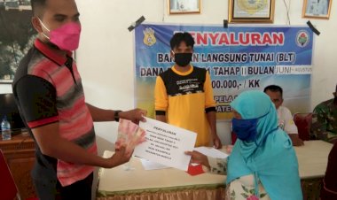 BLT DD Juni - Agustus Desa Wasampela Telah Disalurkan