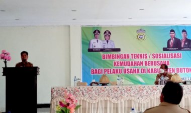 Permudah Pelaku Usaha, DPMPTSP Buton Gelar Sosialisasi dan Bimtek