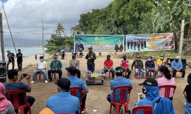 Hadiri Aksi Bersih-bersih Pantai Swiss,  Bupati Buton Apresiasi Terobosan Kajari
