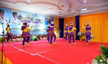 Jambore di Hari Kedua, TP PKK Buton Ikut Lomba Kesenian dan Senam Tobelo