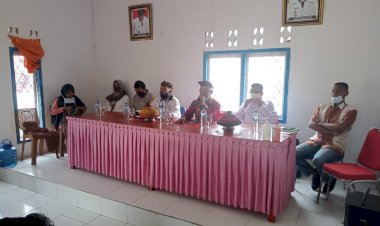 Pemdes Holimombo Jaya Rapat Soal Pembangunan Desa Tahun 2022