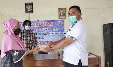 Pemdes Holimombo Salurkan BLT DD Periode September