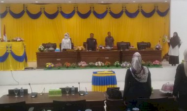 Sidang Paripurna Penetapan Raperda APBD-P Buton 2021, Iis Elianti Bilang Begini