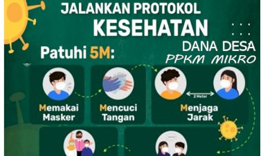 Tim PPKM Mikro Desa Lambusango Timur Intens Lakukan Sosialisasi