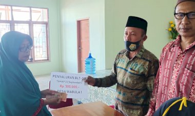 Pemdes Wabula I Telah Salurkan BLT DD Periode September