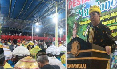 Hadiri Pesta Adat Awainulu, La Bakry Singgung Soal Kasus Covid-19 di Buton