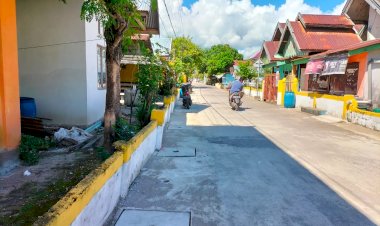 Penutup Saluran Drainase di Desa Dongkala Telah Selesai Dikerjakan Menggunakan Dana Desa TA 2021