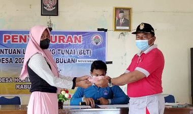BLT DD Periode Oktober-November-Desember Desa Holimombo Telah Tersalurkan
