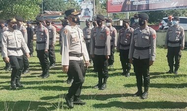 Polres Buton Terjunkan 110 Personel Pengamanan Pilkades di Buton Selatan