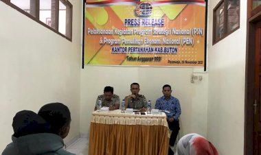 BPN Buton Akan Bagikan 5.460 Sertifikat Tanah di Bulan Desember