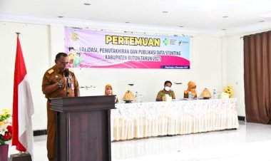 Dinkes Buton Gelar Pertemuan Validasi, Pemuktahiran dan Publikasi Data Stunting