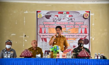 Bupati Buton Buka Workshop Pendidikan Bela Negara bagi Pengurus Karang Taruna