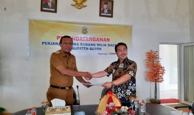 Pemkab Buton dan PT AMA Teken Perjanjian Sewa Pabrik Rumput Laut