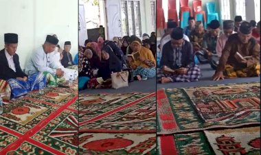 Jelang Tahun Baru 2022, Warga Desa Wabula 1 Gelar Yasinan dan Tahlilan