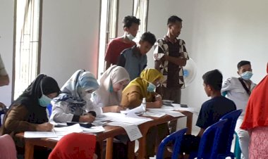 Intip Capaian Vaksinasi di Desa Wagari