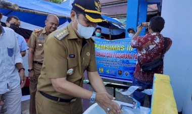 Bupati Buton Serah Terima dan Uji Sarana Program Pamsimas di Desa Waanguangu