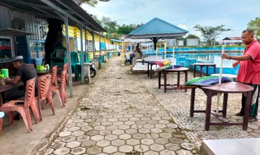 Wisata Kali Biru Sepi Pengunjung, Penjual Lapak Gorengan Menjerit dan Banyak yang Tutup