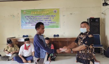 BLT-DD Periode Januari hingga Juni TA-2022 Desa Holimombo Telah Tersalurkan