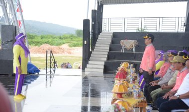 Bupati Buton Pimpin Upacara Puncak Peringatan HKG PKK ke-50