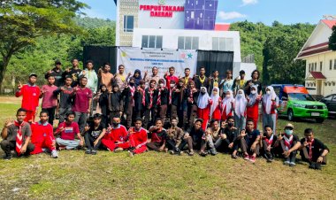 Tingkatkan Minat Baca, Dinas Perpustakaan dan Kearsipan Buton Gelar Kemah Bakti Literasi