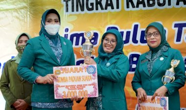 Berikut Pemenang Lomba HKG PKK ke-50 Tingkat Kabupaten Buton