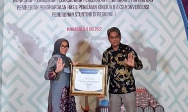 Buton Raih Penghargaan Sebagai Kabupaten Terbaik Penanganan Stunting
