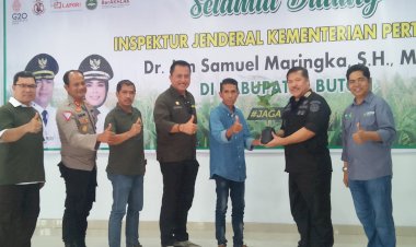 Kementan RI Beri Bantuan Bibit Pala dan Jagung untuk Masyarakat di Buton