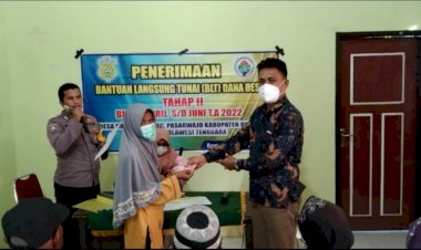 Pemdes Banabungi Salurkan BLT DD Tahap III ke 80 Keluarga Penerima Manfaat (KPM)