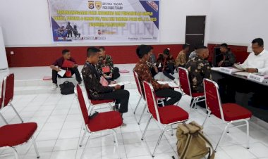 Polres Buton Laksanakan Pemeriksaan Administrasi Awal Calon Tamtama Polri