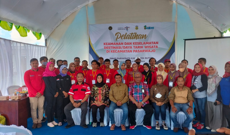 Jamin Keamanan Pengunjung Destinasi Wisata, Dispar Buton Gelar Pelatihan Keselamatan