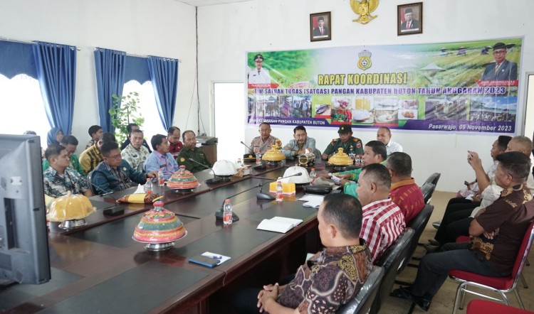 Pemkab Buton Gelar Rakor Pengendalian Inflasi dan Ketahanan Pangan