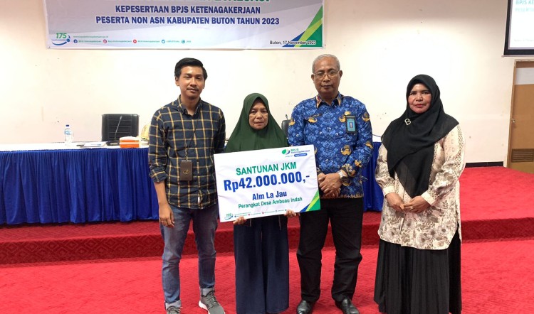 Pemkab Buton Perkuat Perlindungan BPJS Ketenagakerjaan Bagi Pegawai Non ASN