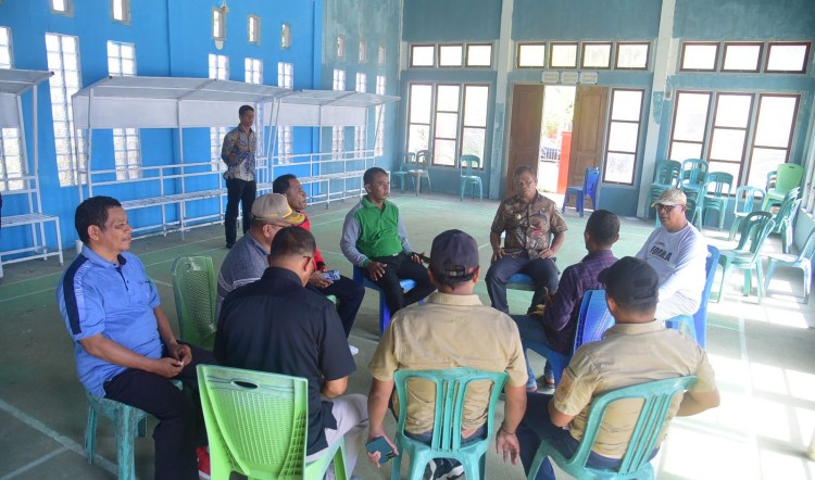 Pj Bupati Buton Tinjau Persiapan Lomba Desa di Kecamatan Wabula