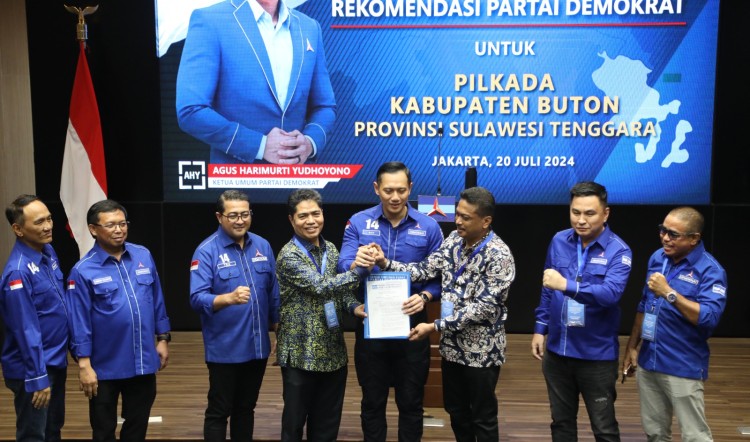 Resmi Diusung Demokrat, Paslon Bakry-Wawan Siap Tarung Pilkada Buton 2024