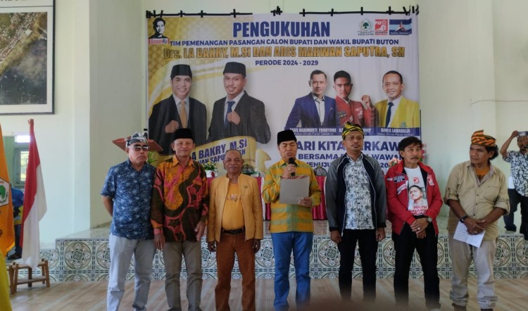 Tim Bakry-Wawan Sebut Paslon Lain Bukan Lawan, Semua Berkawan di Pilkada Buton 2024
