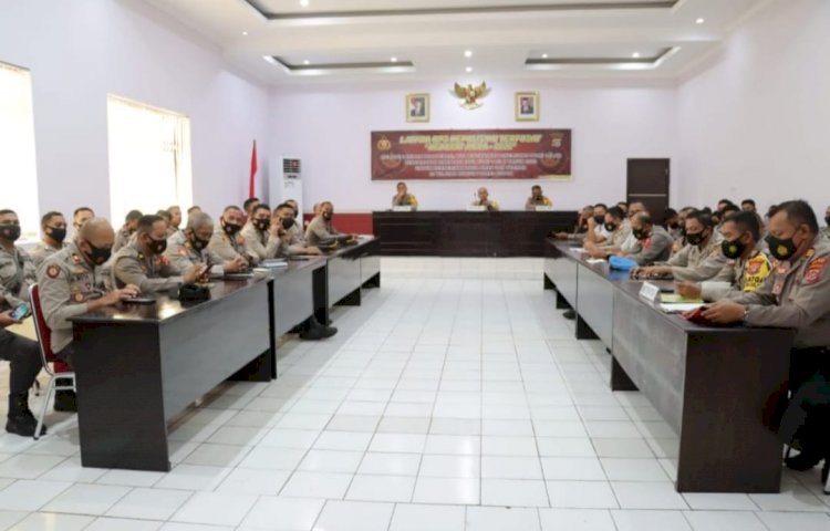 Siap Amankan Lebaran, Kapolres Buton Pimpin Latpra Ops Ketupat Anoa