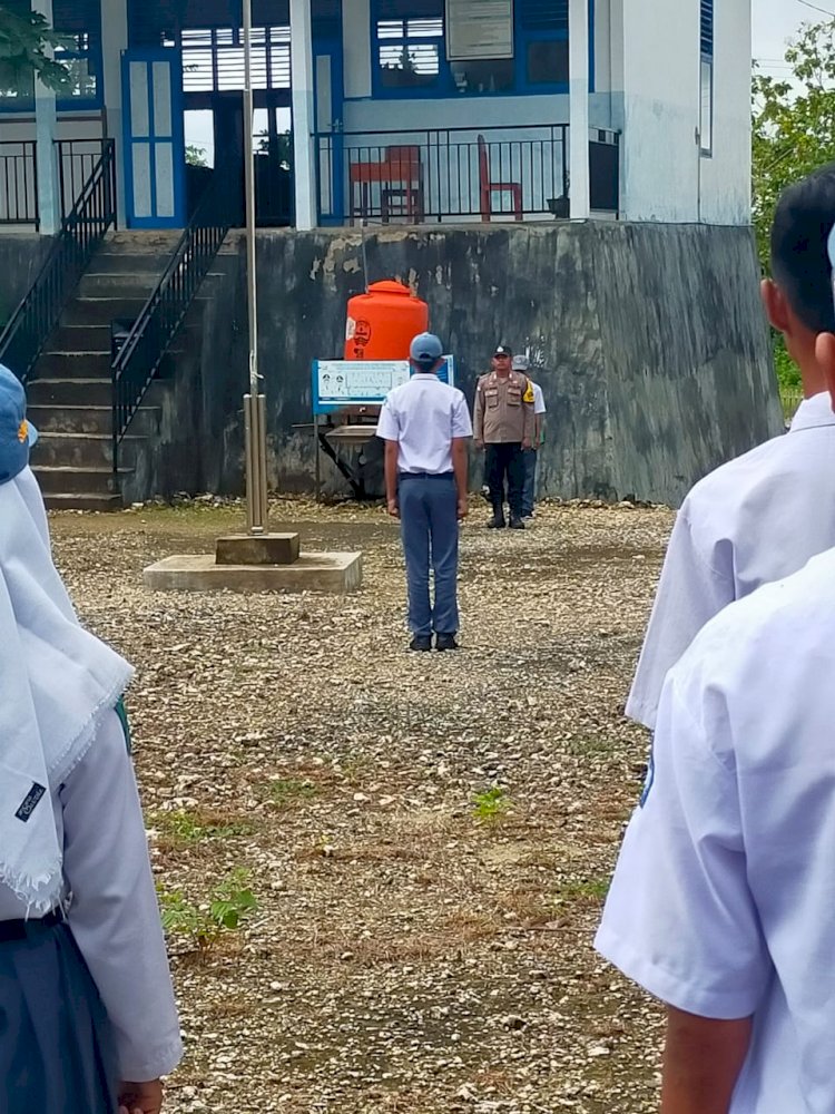Cegah Tawuran dan Bullying di Sekolah, Ini yang Dilakukan Bhabinkamtibmas Bripka La Sahari