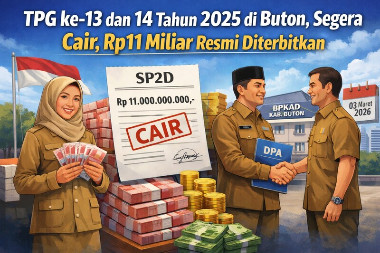 Kabar Baik! Tunjangan Profesi Guru ke-13 dan 14 di Buton Segera Cair