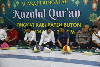 Bupati Alvin Ajak Masyarakat Jadikan Hikmah Nuzulul Qur’an Sebagai Landasan dalam Membangun Kabupaten Buton