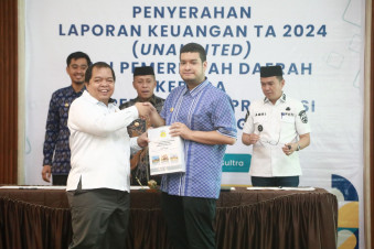 Pemkab Buton Serahkan Laporan Keuangan TA 2024 Unaudited ke BPK Perwakilan Provinsi Sultra